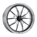WELD Racing S80 20X10 +23 Black Center - Polished Shell