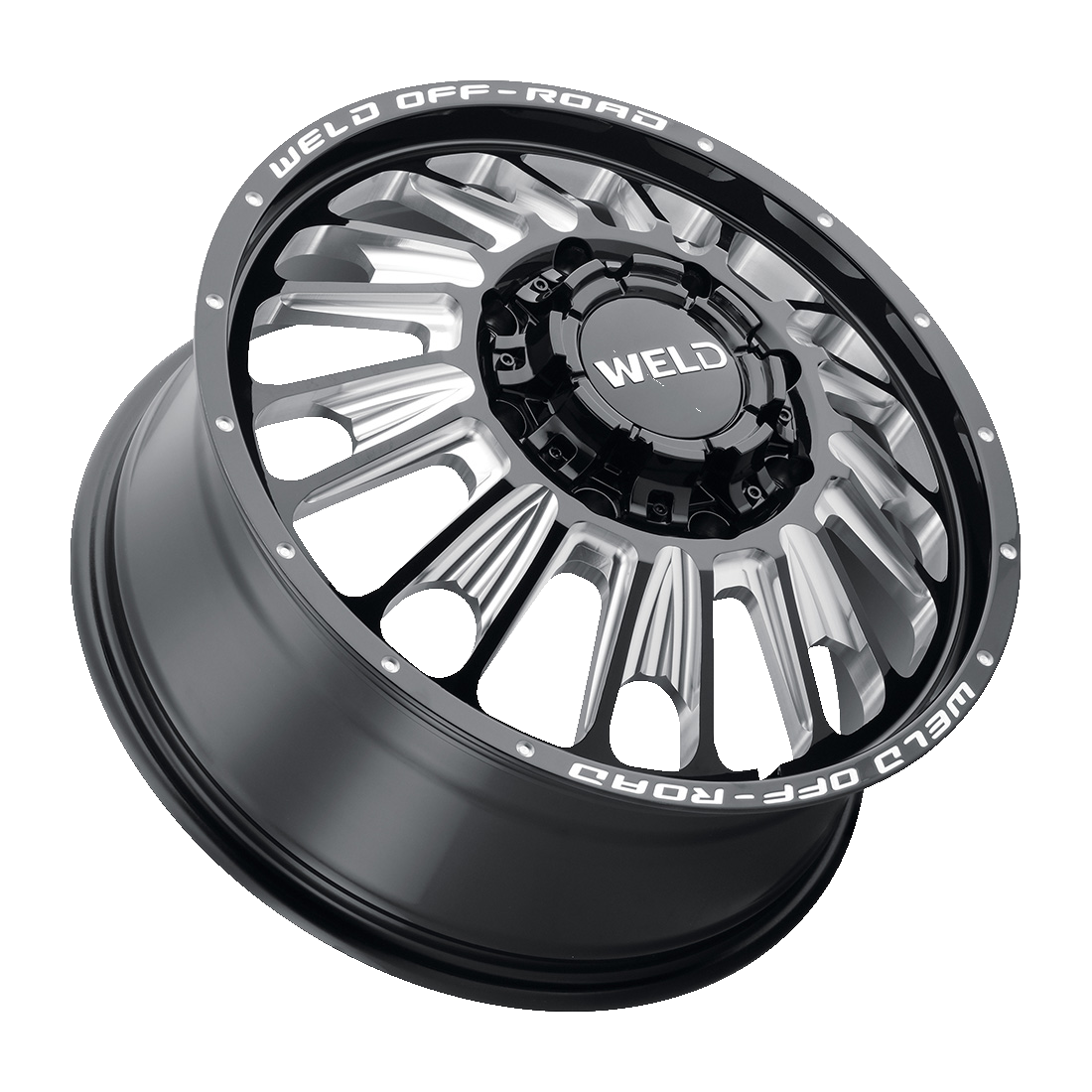 WELD Off-Road Scorch Dually Front 20X8.25 +108 Gloss Black Milled