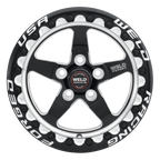 WELD Racing Sm71 Beadlock 15X11 +13 Gloss Black Milled