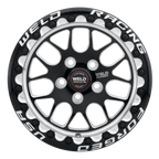 WELD Racing Sm77 Beadlock 17X11 -5 Gloss Black Milled