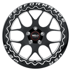 WELD Street Performance Solana Beadlock 17X10 +23 Gloss Black Milled