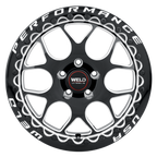 WELD Street Performance Solana Beadlock 17X10 +40 Gloss Black Milled