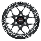 WELD Street Performance Solana Beadlock 17X10 +42 Gloss Black Milled