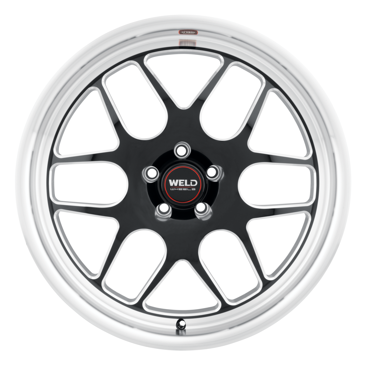 WELD Street Performance Solana Drag 20X5 -38 Gloss Black Milled