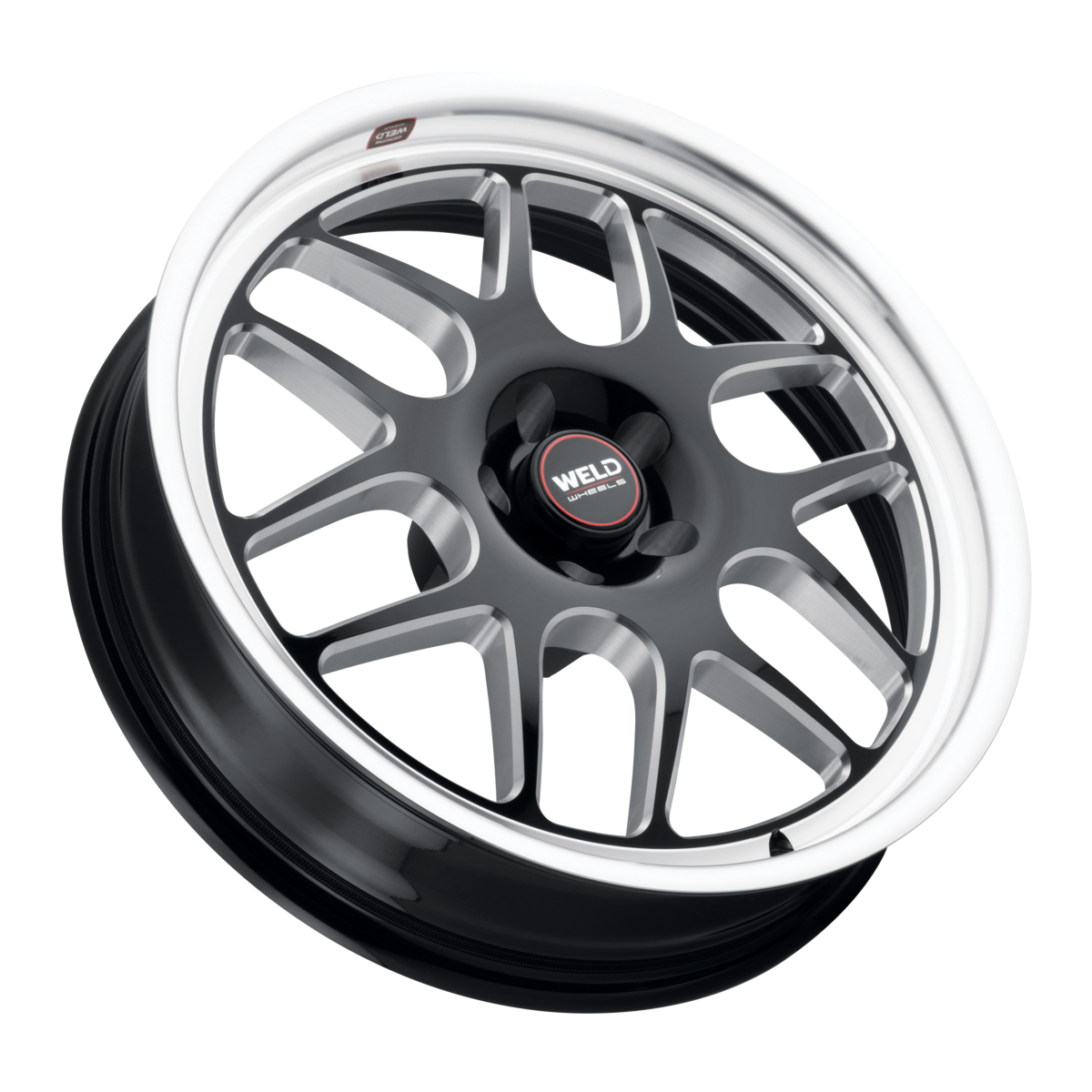 WELD Street Performance Solana Drag 20X7 -8 Gloss Black Milled