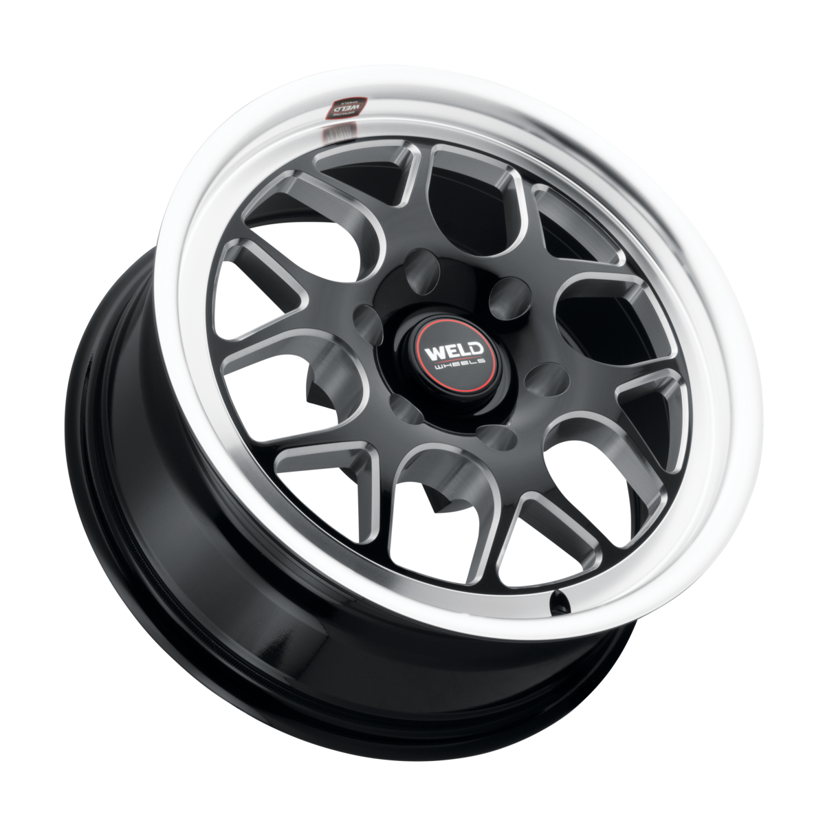 WELD Street Performance Solana Drag 17X7 +20 Gloss Black Milled