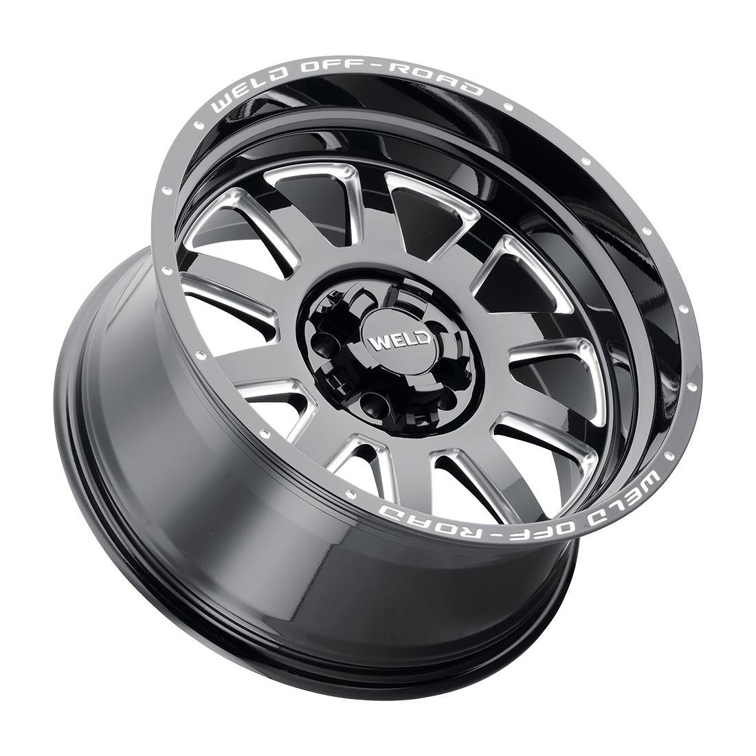 WELD Off-Road Stealth 20X12 -44 Gloss Black Milled