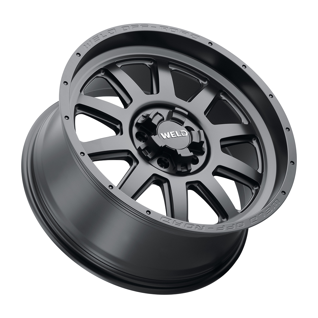 WELD Off-Road Stealth 17X9 -12 Satin Black