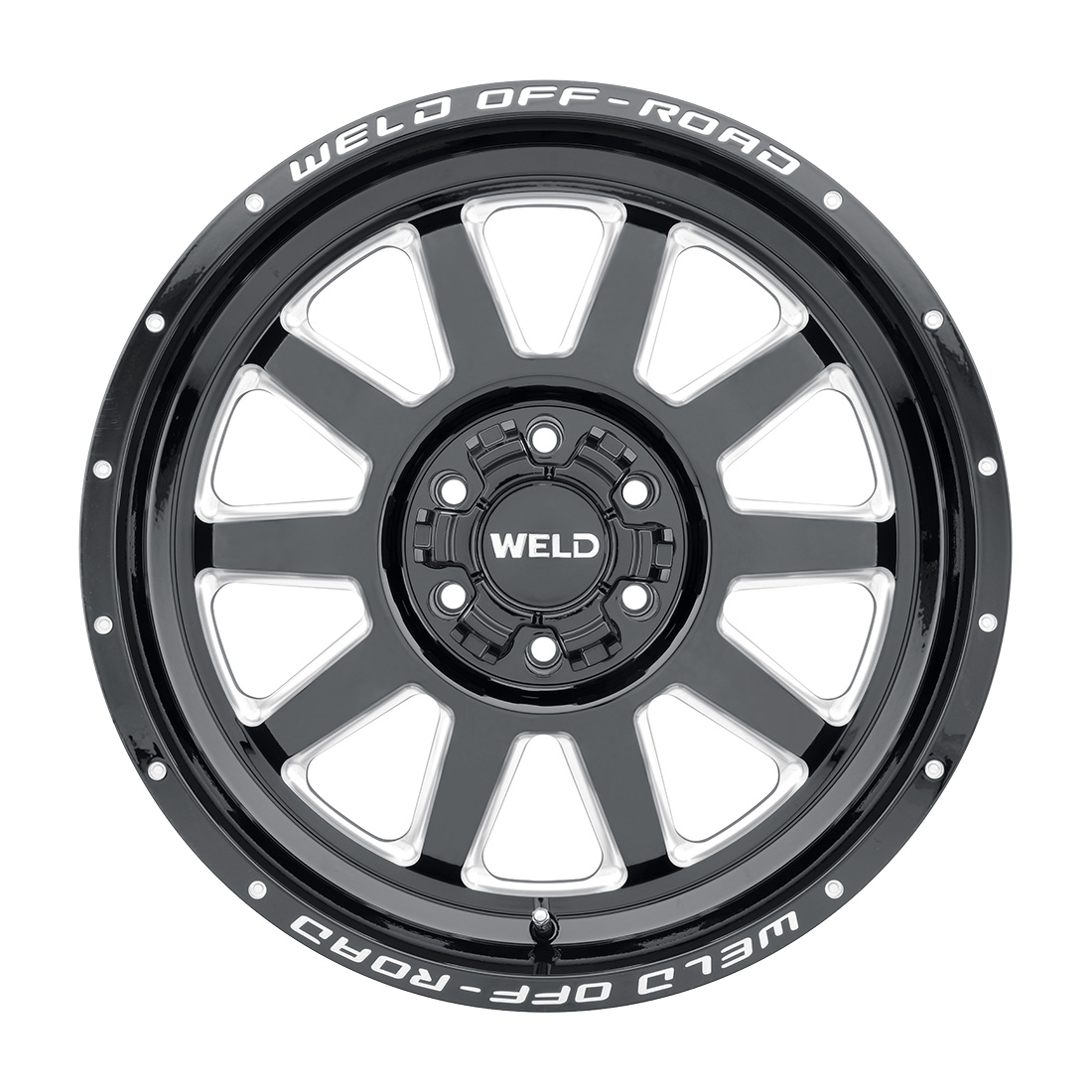 WELD Off-Road Stealth 20X10 -18 Gloss Black Milled