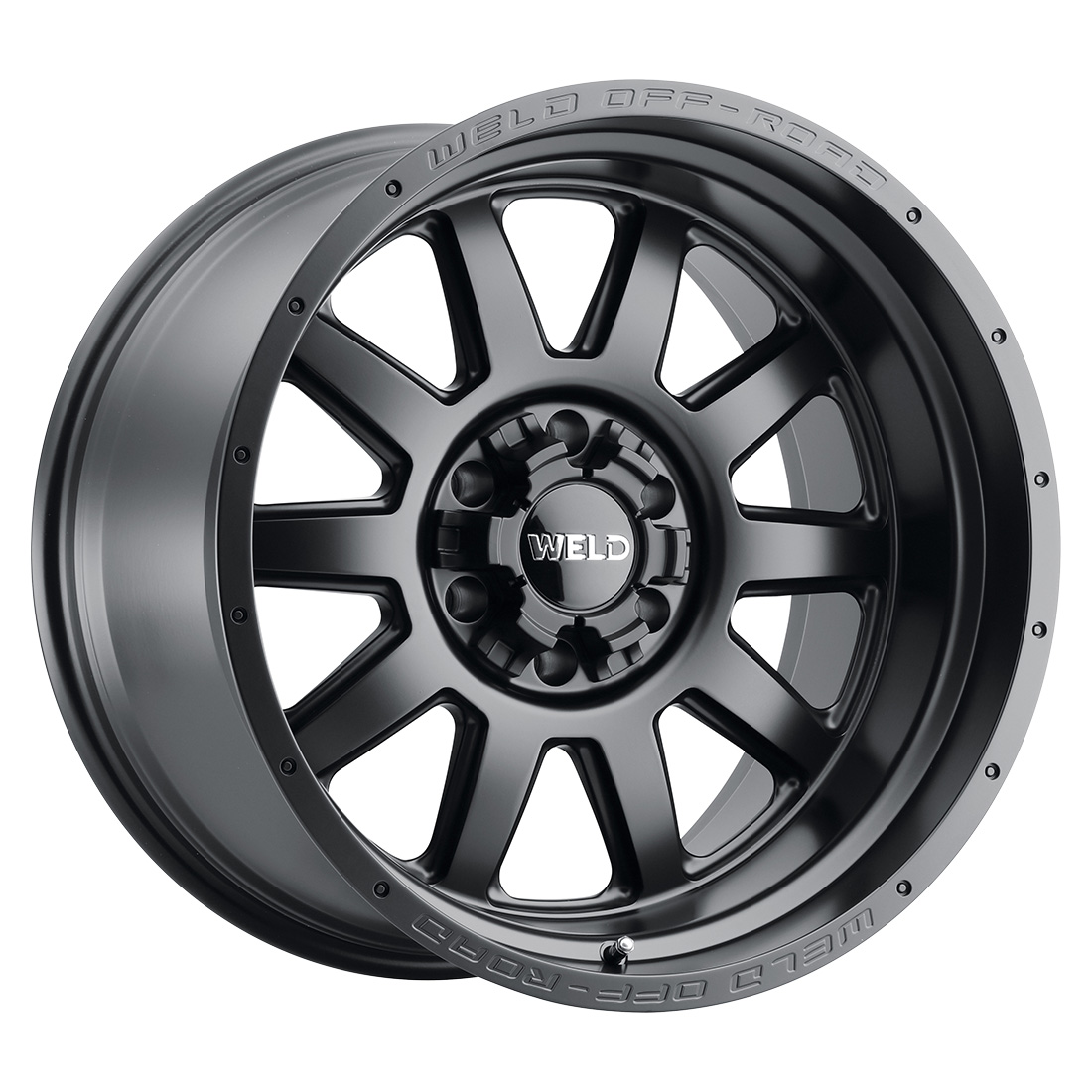 WELD Off-Road Stealth 20X10 -18 Satin Black
