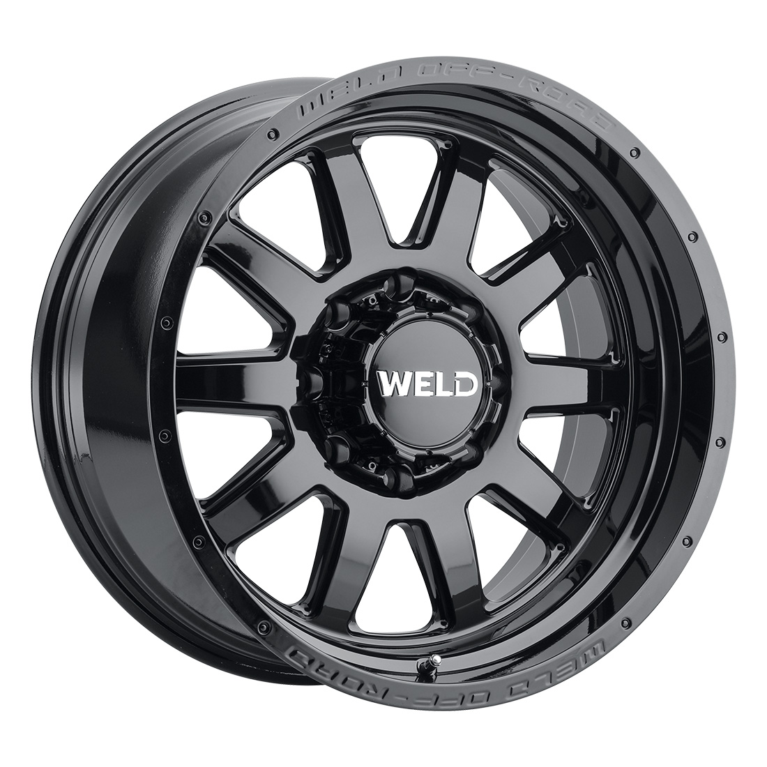 WELD Off-Road Stealth 20X9 +0 Gloss Black