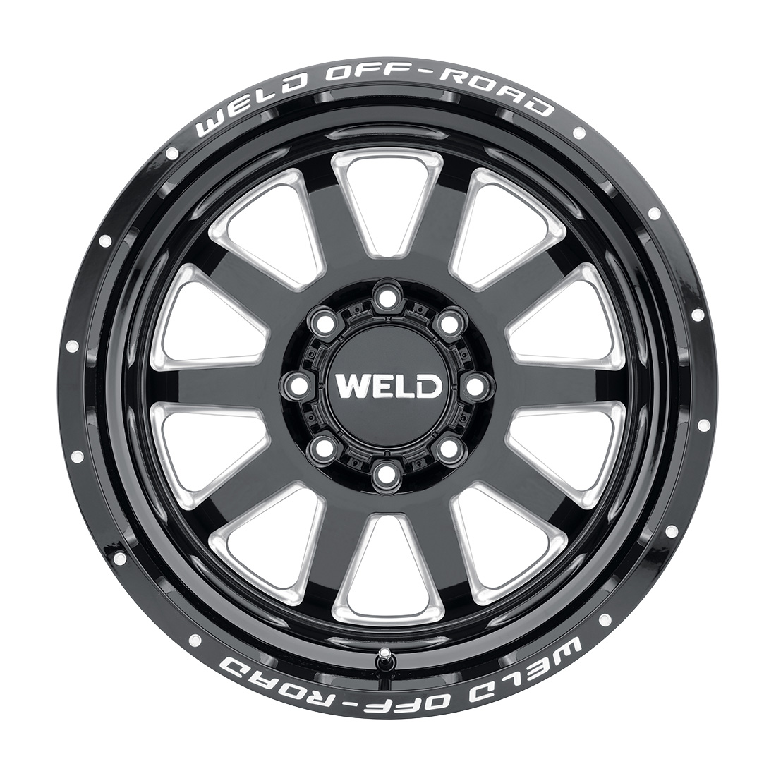 WELD Off-Road Stealth 20X10 -18 Gloss Black Milled