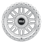 WELD Off-Road Swift 17X9 -12 Gloss Silver Machined - Machined Ring