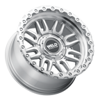 WELD Off-Road Swift 17X9 -12 Gloss Silver Machined - Machined Ring