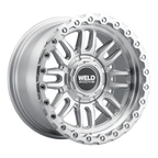 WELD Off-Road Swift 17X9 -12 Gloss Silver Machined - Machined Ring