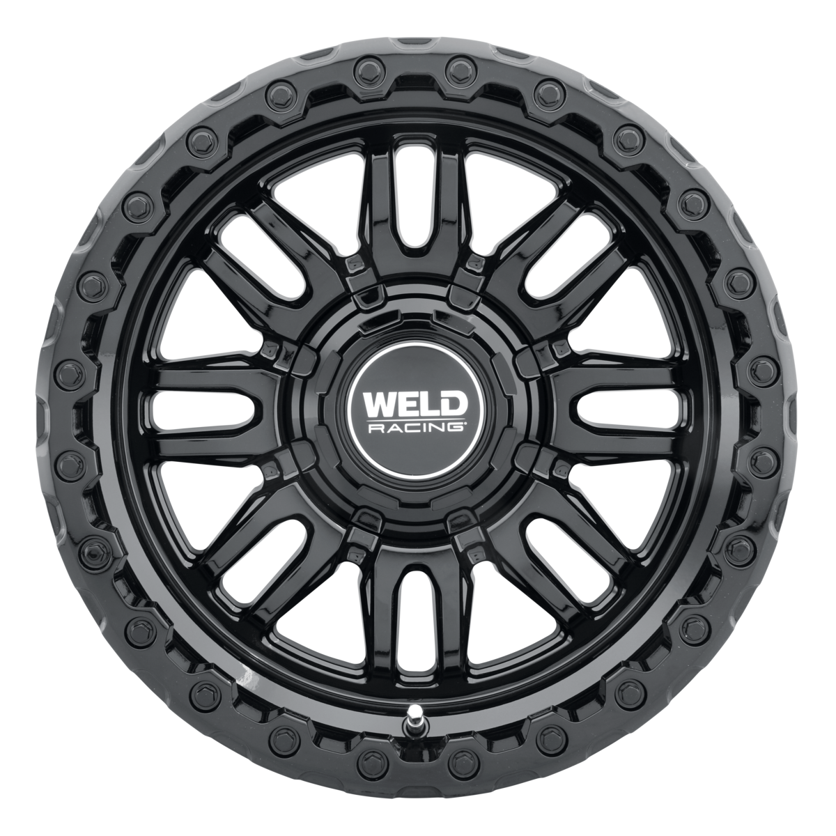 WELD Off-Road Swift 17X9 -12 Gloss Black - Gloss Black Ring