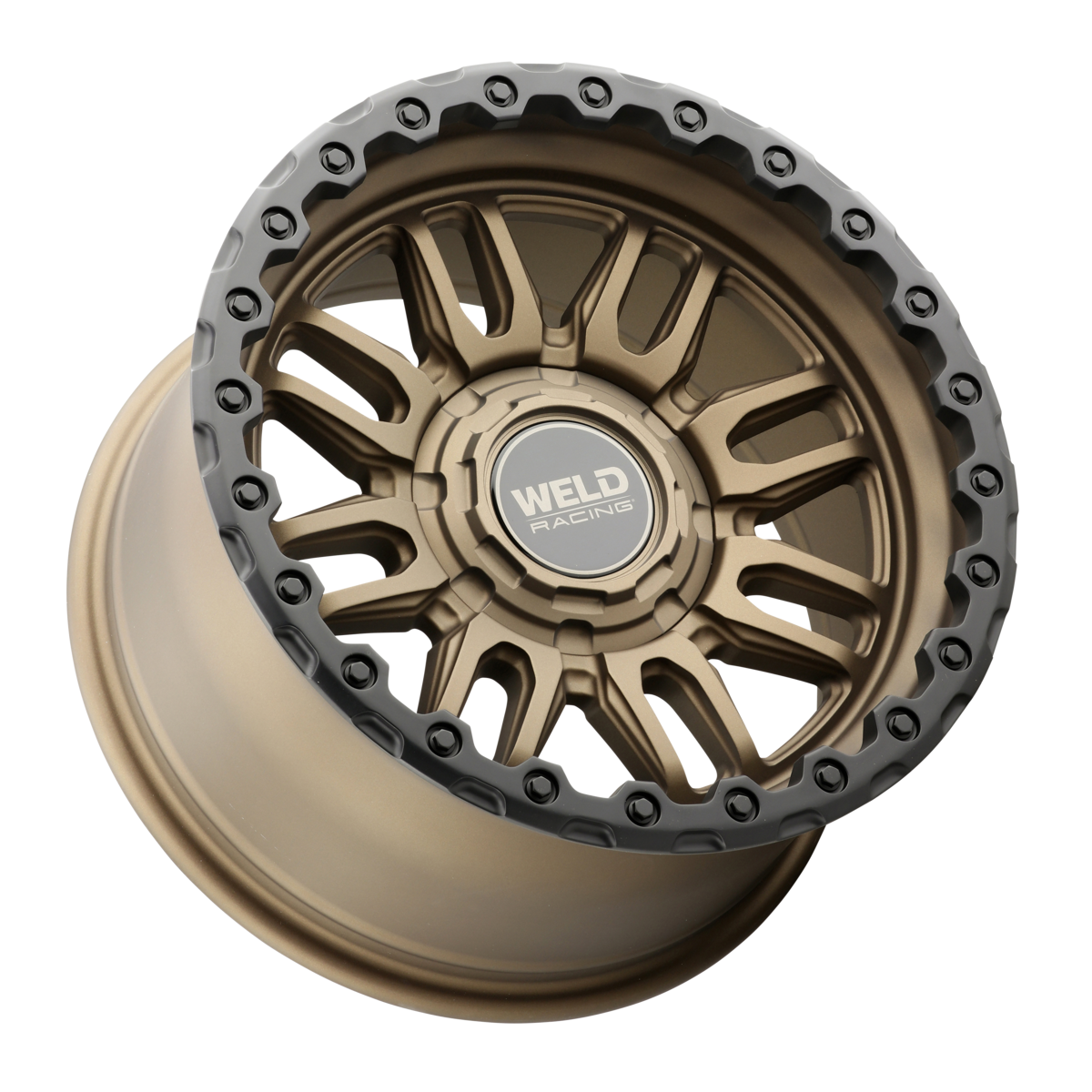 WELD Off-Road Swift 17X9 -12 Satin Bronze - Satin Black Ring