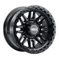 WELD Off-Road Swift 17X9 -12 Gloss Black - Gloss Black Ring