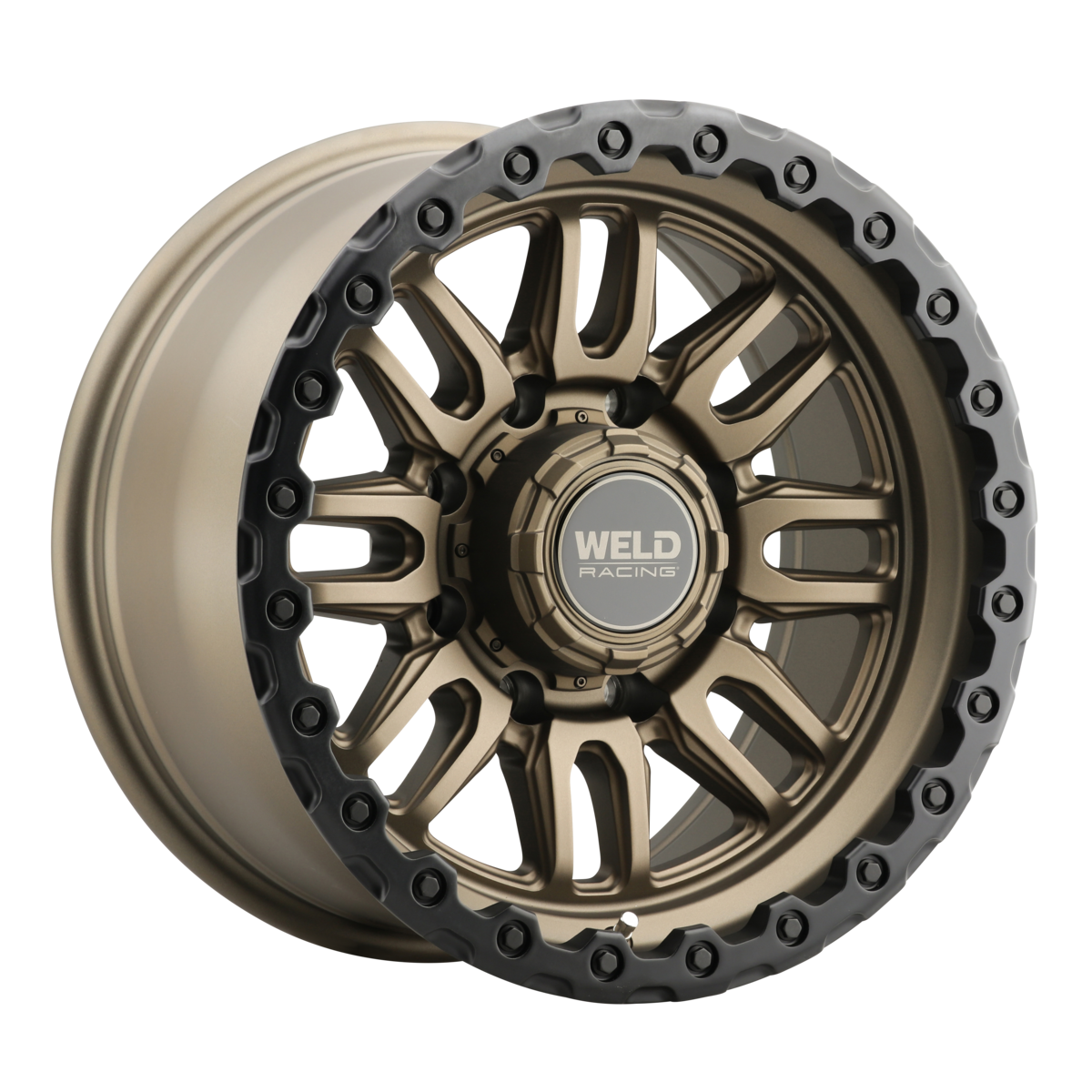 WELD Off-Road Swift 17X9 -12 Satin Bronze - Satin Black Ring