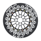 WELD Racing Tuner Import 15X7 +25 Black Center - Polished Shell