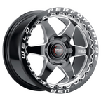 WELD Street Performance Ventura 6 Beadlock 17X9.5 +35 Gloss Black Milled