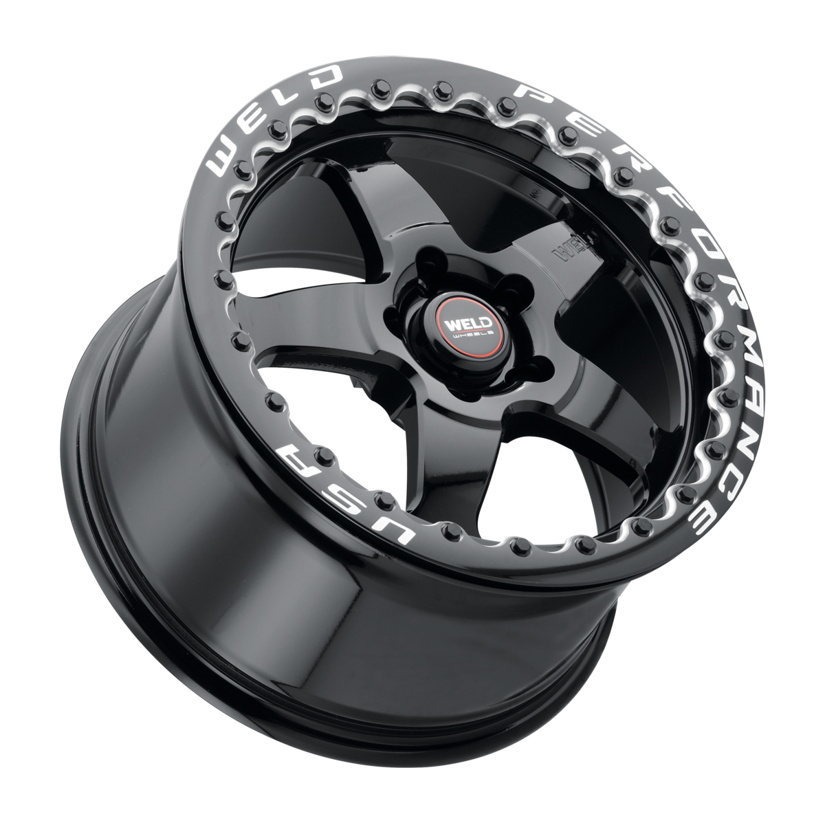 WELD Street Performance Ventura Beadlock 17X10 +49 Gloss Black