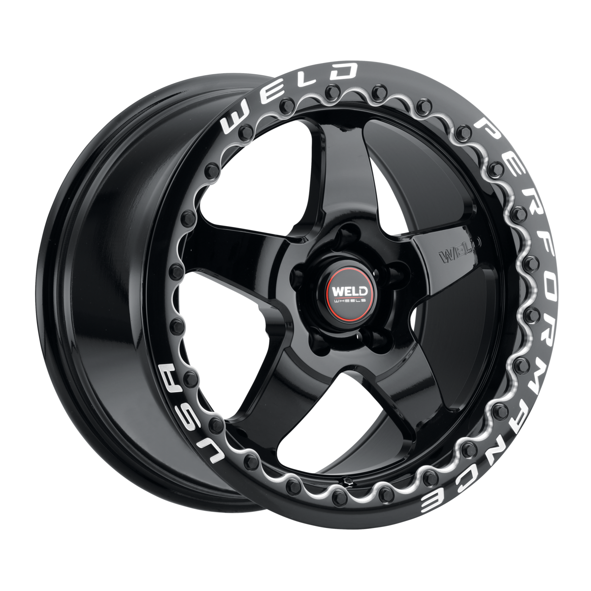 WELD Street Performance Ventura Beadlock 17X10 +42 Gloss Black
