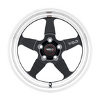 WELD Street Performance Ventura Drag 18X5 -8 Gloss Black Milled