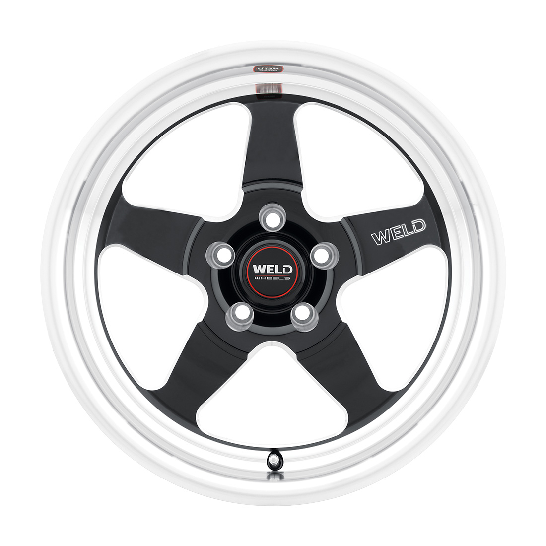 WELD Street Performance Ventura Drag 18X10 +40 Gloss Black Milled