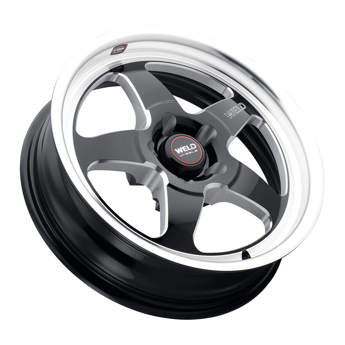 WELD Street Performance Ventura Drag 15X10 +45 Gloss Black Milled