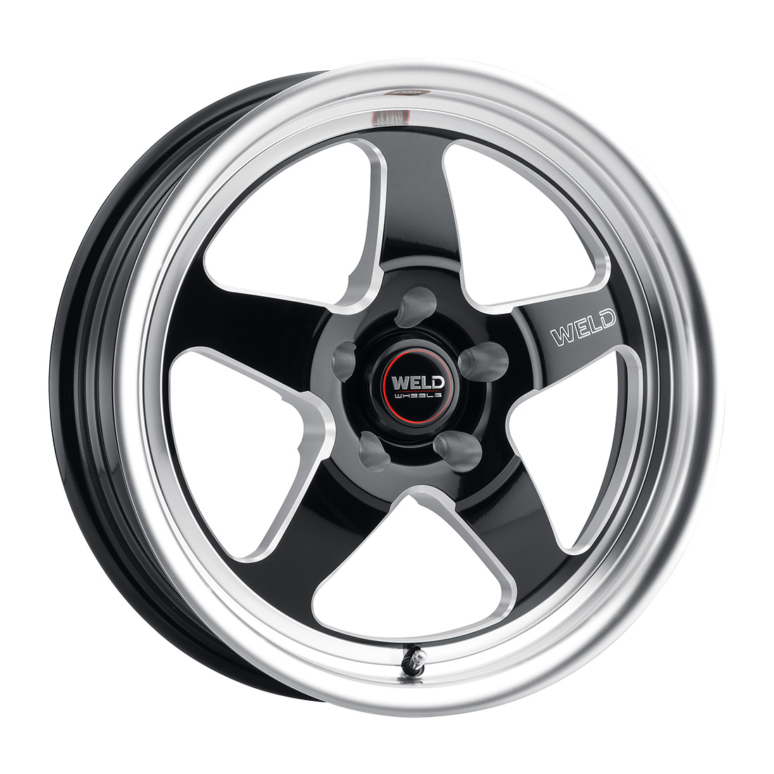 WELD Street Performance Ventura Drag 15X10 +45 Gloss Black Milled