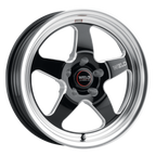 WELD Street Performance Ventura Drag 17X10 +10 Gloss Black Milled