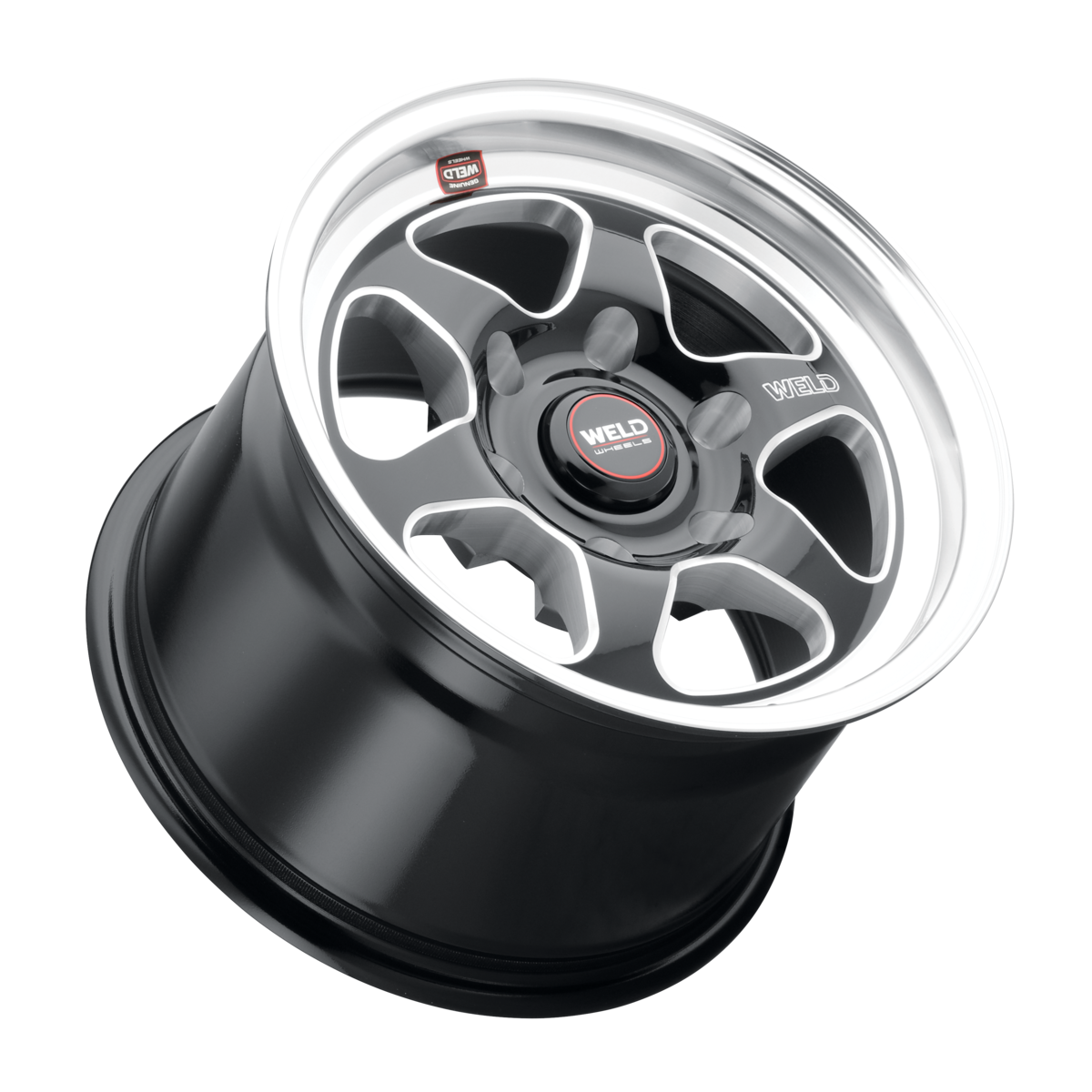 WELD Street Performance Ventura 6 Drag 15X10 +38 Gloss Black Milled