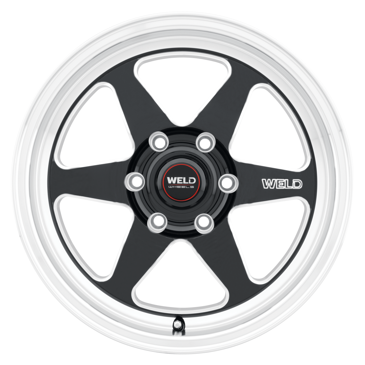 WELD Street Performance Ventura 6 Drag 20X5 -19 Gloss Black Milled