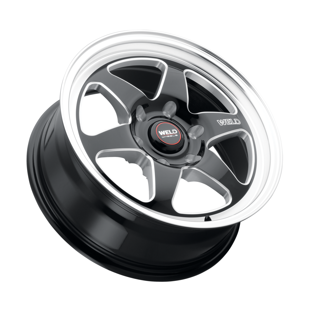 WELD Street Performance Ventura 6 Drag 20X10 +38 Gloss Black Milled