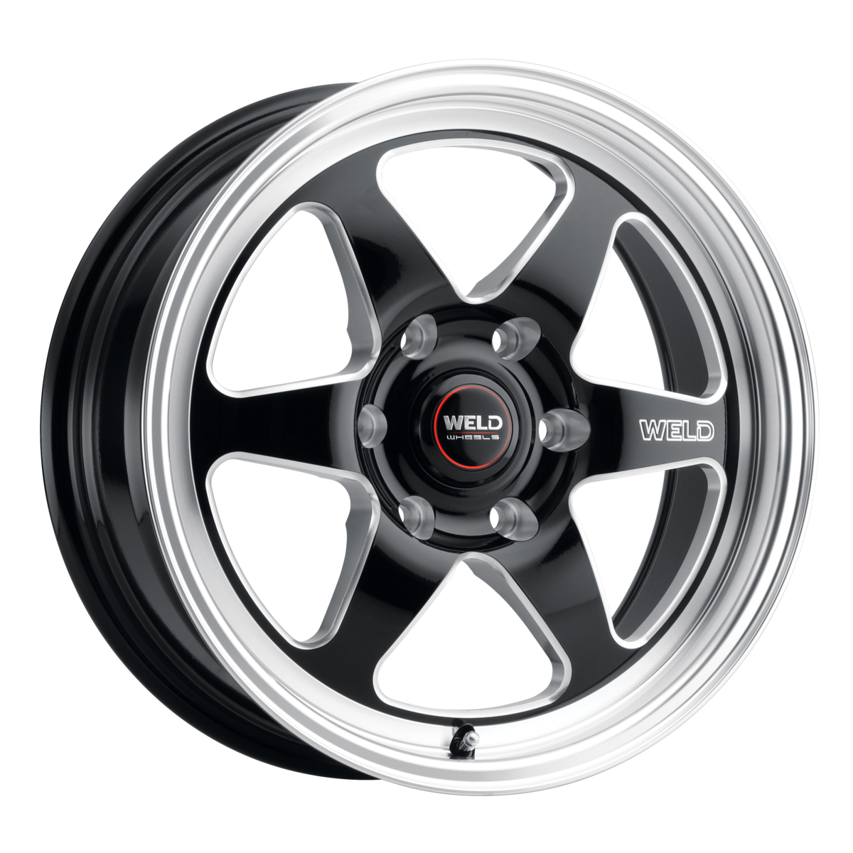 WELD Street Performance Ventura 6 Drag 17X5 -25 Gloss Black Milled