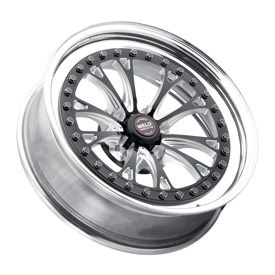WELD Racing Vitesse 17X5 -20 Black Center - Polished Shell