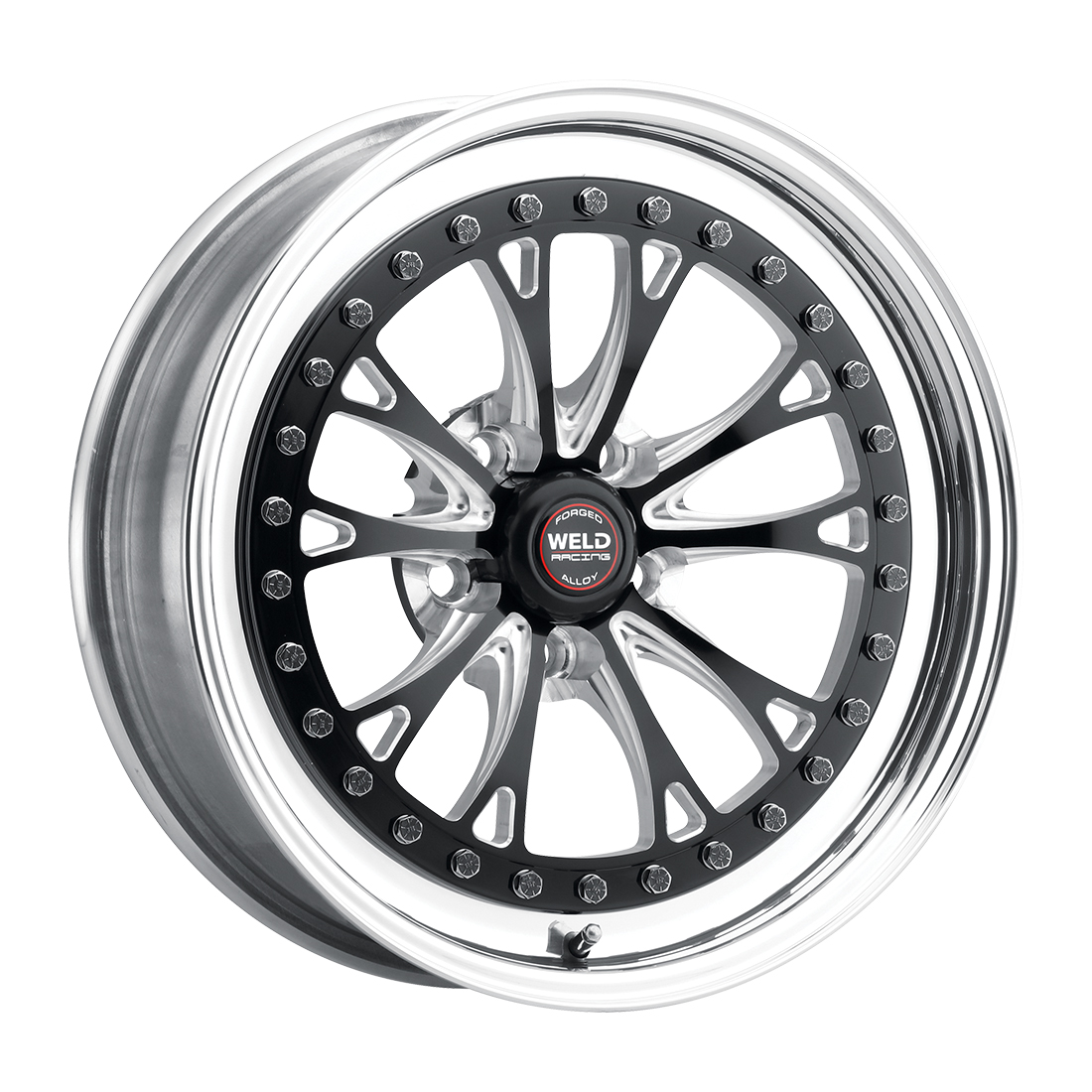 WELD Racing Vitesse 17X5 -20 Black Center - Polished Shell