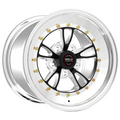 WELD Racing Full Throttle 17X5 -20 Black Center - Polished Shell