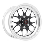 WELD Racing S77 Hd 17X7 +5 Black Center - Polished Shell