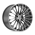 Victor Equipment Wurttemburg 18X10.5 +55 Gunmetal W/ Mirror Cut Face