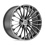 Victor Equipment Wurttemburg 18X8.5 +45 Gunmetal W/ Mirror Cut Face