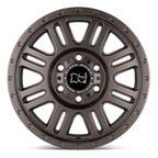 Black Rhino Hard Alloys Yellowstone 17X8 +45 Matte Bronze