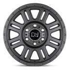 Black Rhino Hard Alloys Yellowstone 16X8 +38 Matte Gunmetal