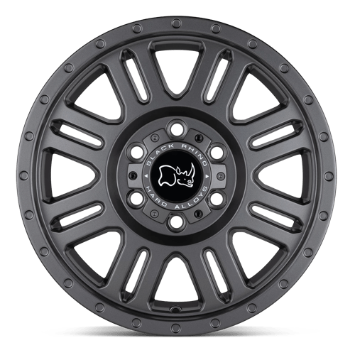 Black Rhino Hard Alloys Yellowstone 16X8 +45 Matte Gunmetal