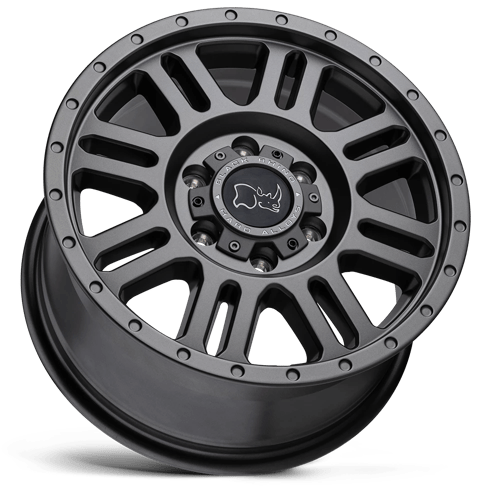 Black Rhino Hard Alloys Yellowstone 18X8 +48 Matte Gunmetal