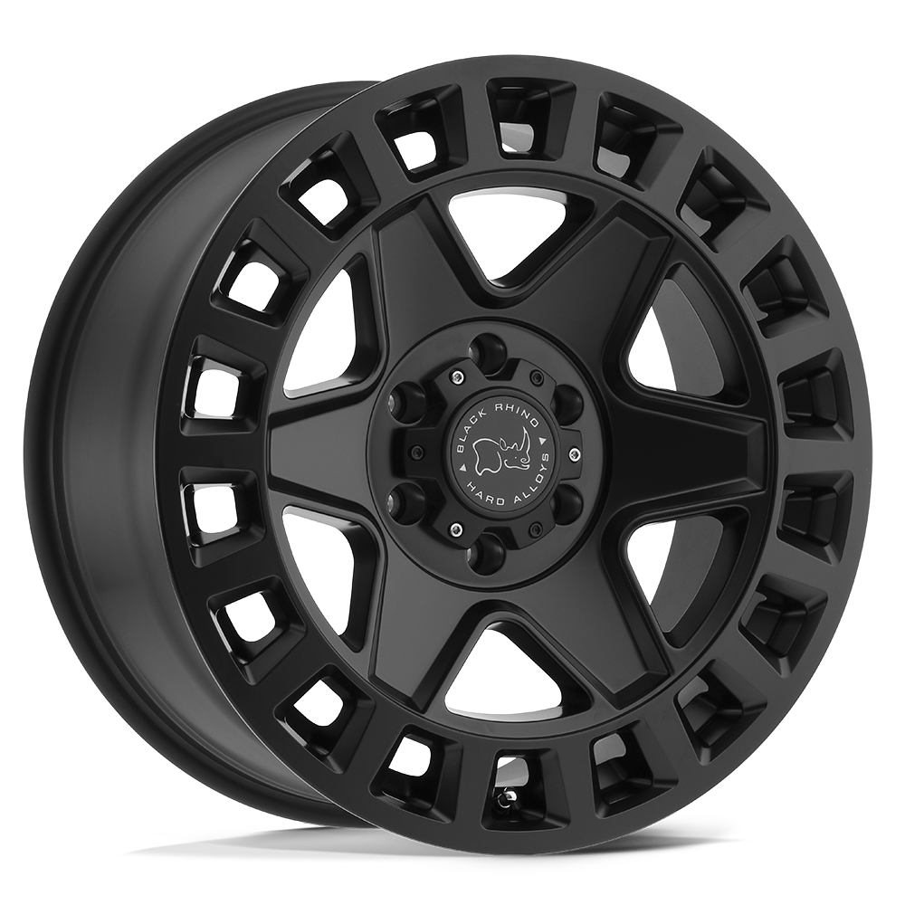 Black Rhino Hard Alloys York 17X8 +35 Matte Black
