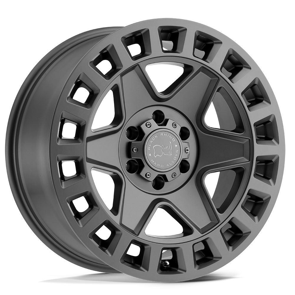 Black Rhino Hard Alloys York 17X8 +38 Matte Gunmetal